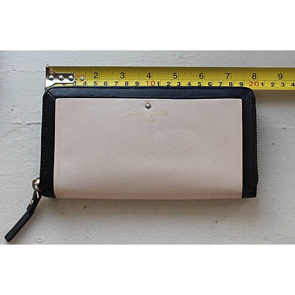 Bundle of 2 Kate Spade Wallets - Pre-Owned - Sunset Court Continental + ZIppy - Picture 8 of 14